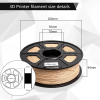 SUNLU 3D Printer Filament PLA Wood Neat Winding High Quality